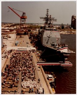 U.S.S. Vincennes Christening