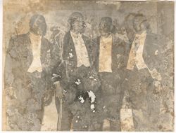 Portrait of four unidentified men