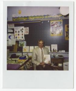 In elementary school classroom