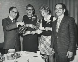 Indiana University Chancellors Sylvia E. Bowman and Lester M. Wolfson
