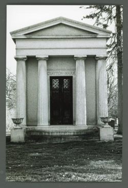 Clayton Mark Mausoleum Lake Forest Cemetery, Lake Forest IL