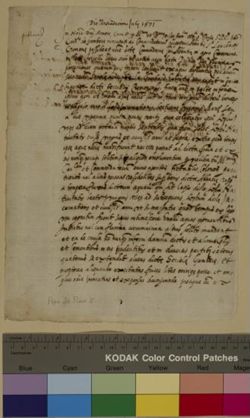 Papal Letter, Pope Pius V