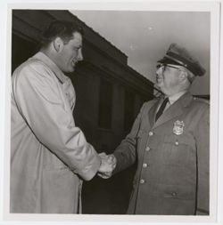 Bayh with Pinkerton Sergeant