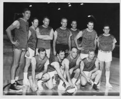 Thumbnail for Democratic team for congressional basketball game