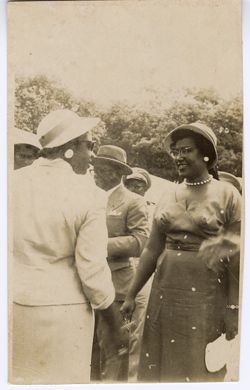 Group of women stand together