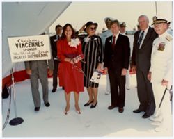 U.S.S. Vincennes Christening