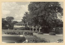 Exterior shot of large building belonging to University