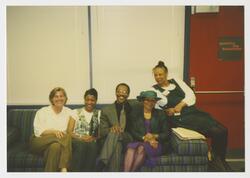 Maxine Powell with IU faculty and staff at the Archives of African American Music & Culture