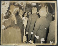 The President and Mrs. Tubman entertain members of the Special and Permanent Missions to dinner