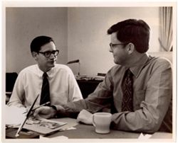 Frank McCloskey with Unidentified Man