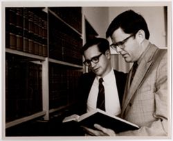 Frank McCloskey with Unidentified Man