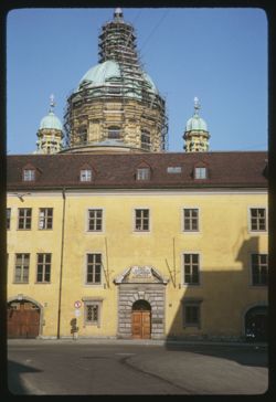 Theatiner Kirche from rear Munchen