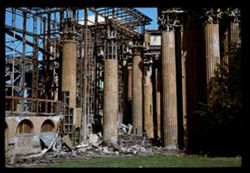 South end of Palace of Fine Arts- being demolished- 1964