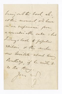 1864 Apr. 3 - Beaconsfield, Benjamin Disraeli, 1st earl of, 1804-1881, prime minister. Hughenden Manor. To [Sir Philip] Rose. Concerns The revolutionary epick.