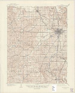 Indiana Bloomington quadrangle [1948 reprint]