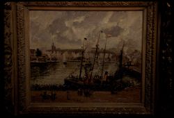 Pissarro: Harbor at Dieppe Palace of Legion of Honor