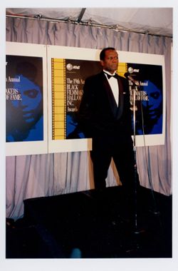 Sidney Poitier on stage