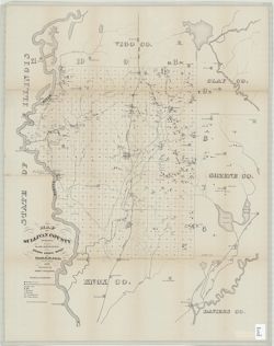 Map of Sullivan County, Indiana