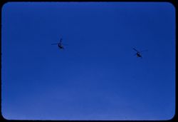 Two of H-bomb helicopter flight over Death Valley Junc.