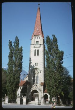 O & Str. Church tower Innsbruck