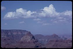 Telescopic view of GRAND CANYON from Grand View Pt. on South Rim