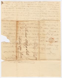 A.W. Rollins to Andrew Wylie, 25 September 1837