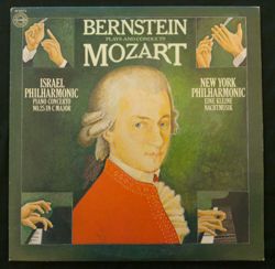 Bernstein Plays and Conducts Mozart, Piano Concerto No. 25 in C Major, Eine Kleine Nachtmusik  CBS: New York City,