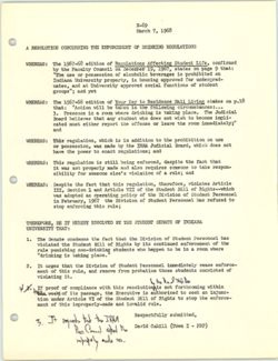 R-69 Resolution Concerning the Enforcement of the Drinking Regulations, 07 March 1968