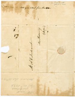Bennett, W[illia]m P[enn], New Orleans. To Achilles E[mery] Fretageot, New Harmony, Indiana., 1836 Jan. 23
