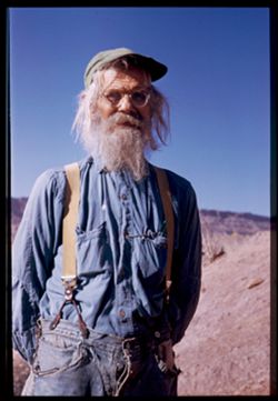 Jack W. Holley.  Former world traveler at home now near Moab, Utah.