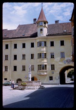 Town square Rattenberg Austrian Tirol