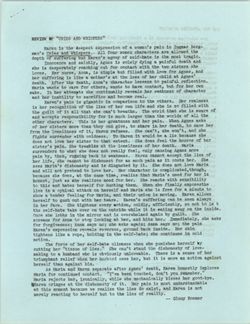 Martha Vicinus papers, 1969-1980, C12