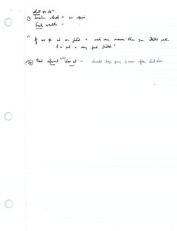 Hamilton’s handwritten notes: "Gingerich 5/11/04", May 11, 2004