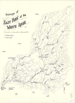 Drainage of East Fork of the White River