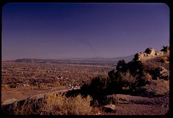 View southeast across Canon City, Colorado from Skyline Drive