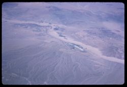 Over high California desert between Los Angelas and Las Vegas