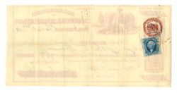 1852, Sept. 29-1863, Nov. 21 - [Bills of exchange and receipts issued by Adams & Co., (bears gold mining view), Donohoe, Ralston & Co., and Wells, Fargo & Co., all of San Francisco, and freeman & Co’s Express, San Jose].