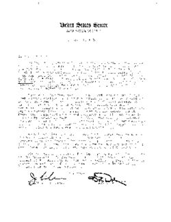 Arms Embargo - Legislation - Senate - Dear Colleague Letter, Oct 4 1994