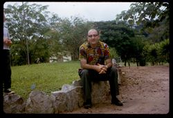 Willie A. at front of Whitten residence on LITM compound