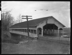 Covered bridge near Rushville cemetery