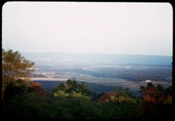 Maryland fields from Mtn. in light of selling sun.