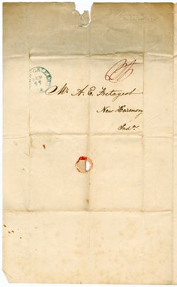 Bennett W[illia]m P[enn], New Orleans. To A[chille] E[mery] Fretageot, New Harmony, Indiana., 1835 Sep. 17