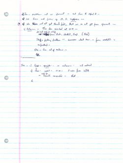 "12/19/03 - Questions" [Hamilton’s handwritten notes], December 19, 2003