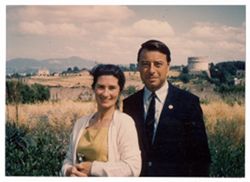 Robert and Patricia Coughlan at Appia Antica