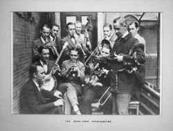 Book Nook Jazzophiles, including Bix Beiderbecke (playing cornet).