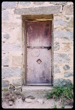Georgetown Colorado Door of old jail