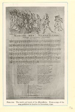 Words and music of the Marseillaise