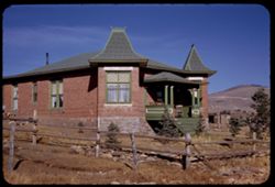 House at west edge of Cripple Creek elevation 9800 ft. Colorado