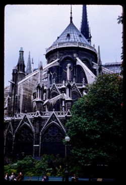 Notre Dame de Paris from east