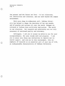 Address to the University Community, 11 Mar 1975